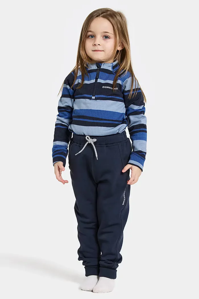 Didriksons Панталон SILJAN KIDS PNT в тъмносиньо с изчистен дизайн 505901