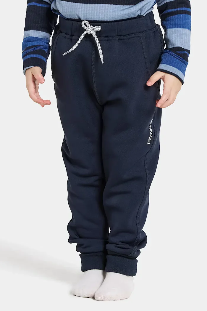 Didriksons Панталон SILJAN KIDS PNT в тъмносиньо с изчистен дизайн 505901