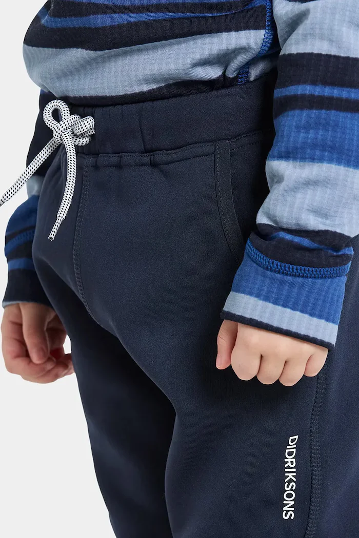 Didriksons Панталон SILJAN KIDS PNT в тъмносиньо с изчистен дизайн 505901