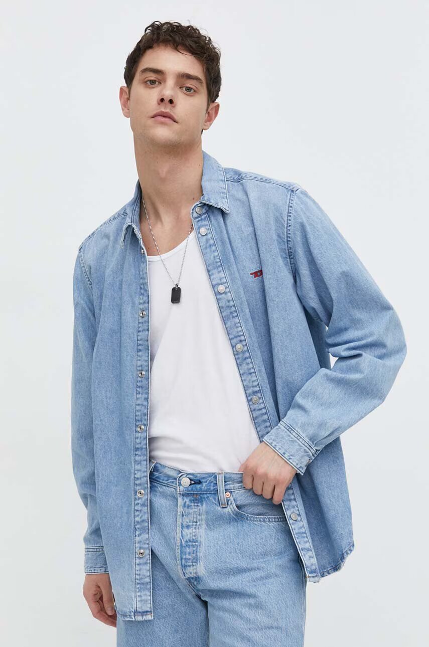 Diesel Дънкова риза D-SIMPLY CAMICIA