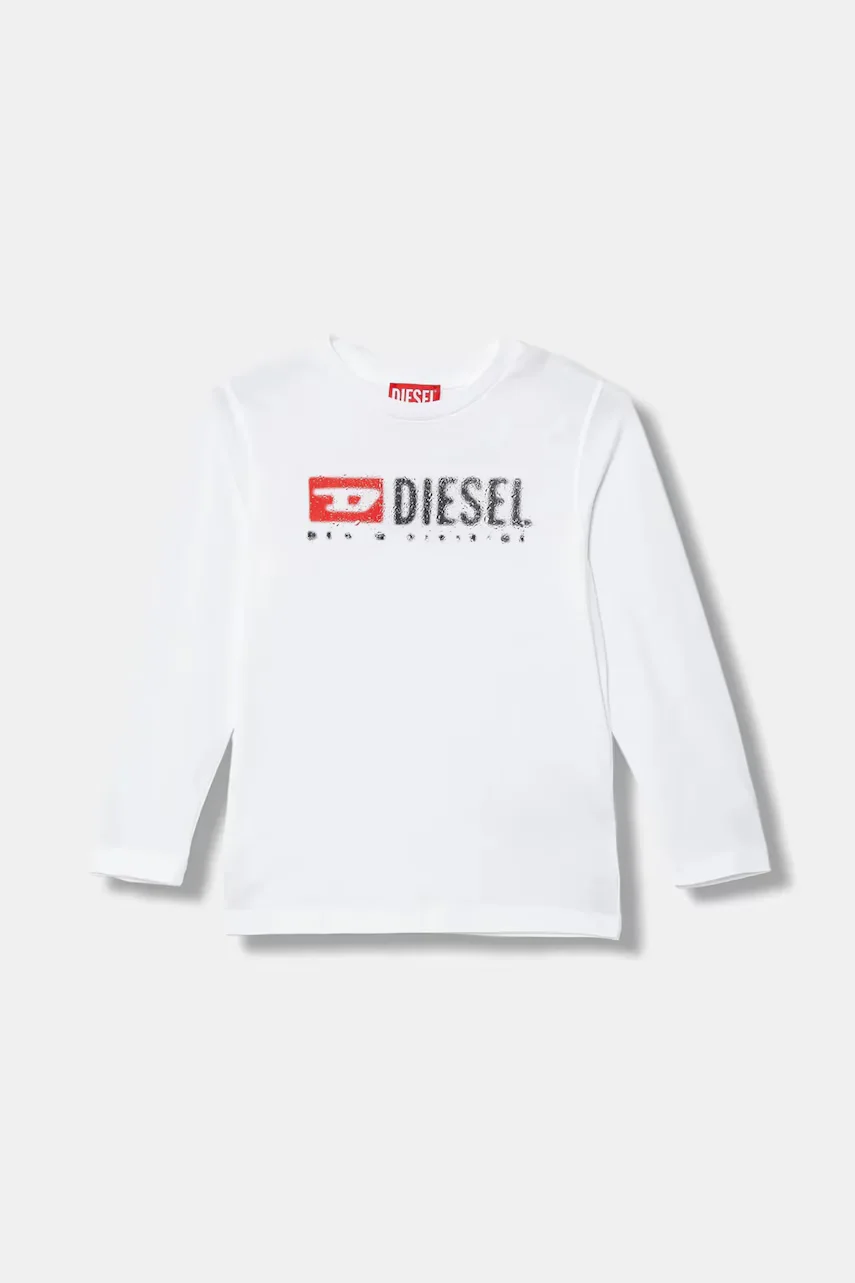 Diesel Детска блуза с дълги ръкави TDROPS T-SHIRT