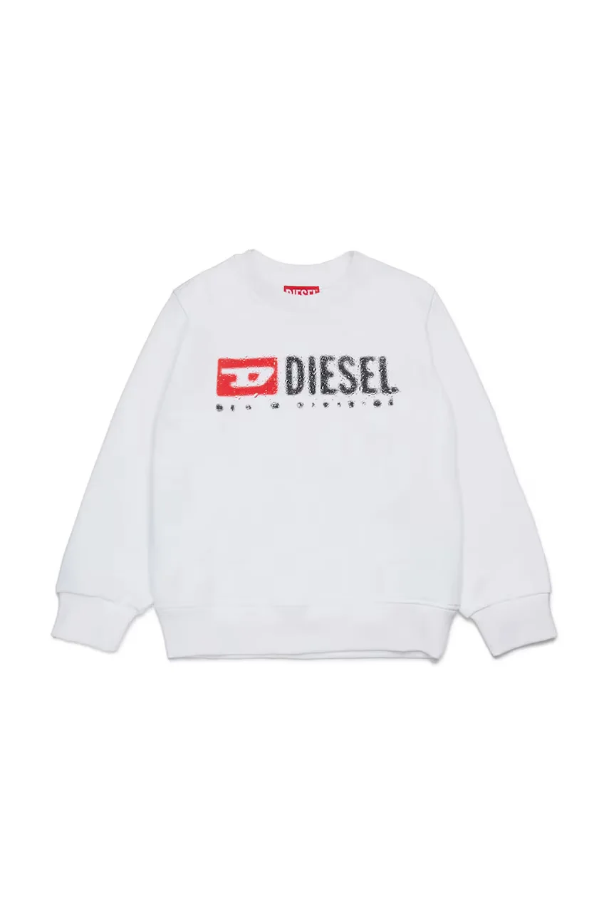 Diesel Детски памучен суичър SDROPS OVER SWEAT-SHIRT