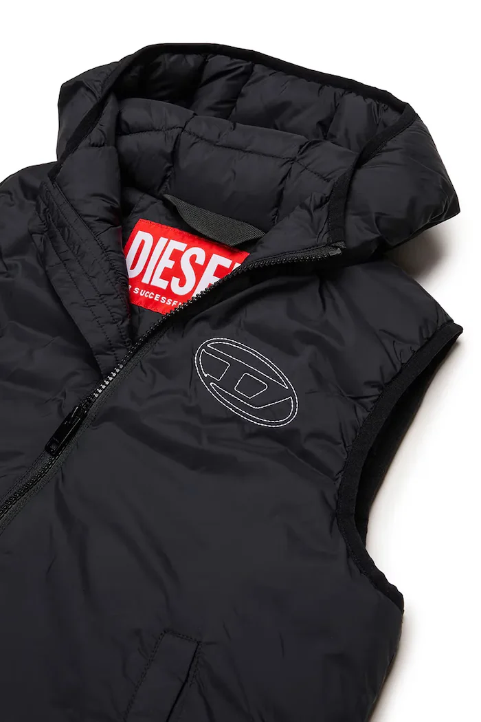 Diesel елек с качулка за деца JOSIP JACKET черен J02883