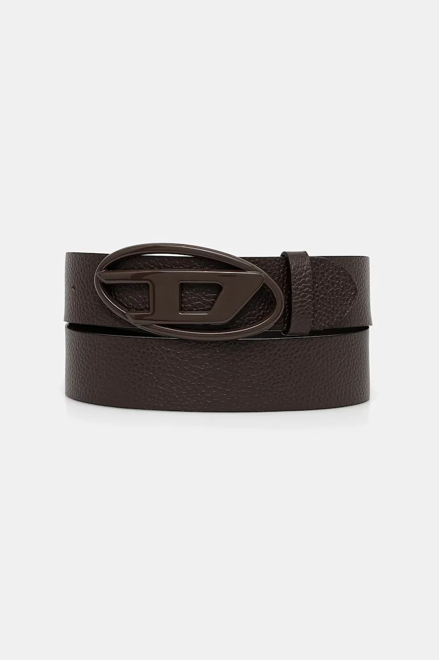 Diesel Кожен колан OVAL D LOGO B-1DR