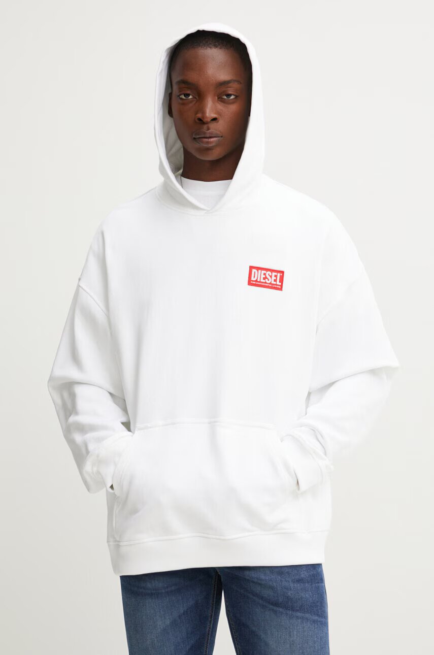 Diesel Памучен суичър S-BOXT-HOOD-LAB