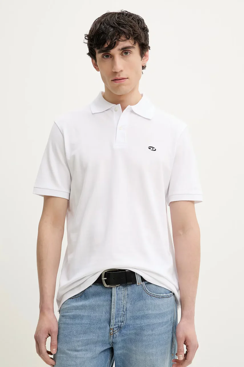 Diesel Памучна тениска с яка T-REJUST-DOVAL-PJ POLO SHIRT