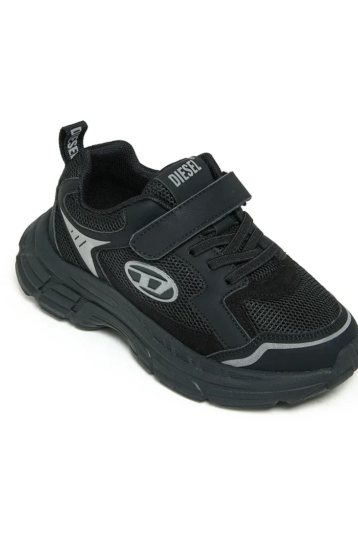 Diesel S-RUNVINR-VEL SNEAKERS маратонки за деца черни BC1087