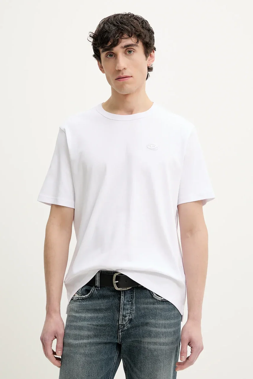 Diesel Тениска T-ADJUST-SLITS-R17 T-SHIRT