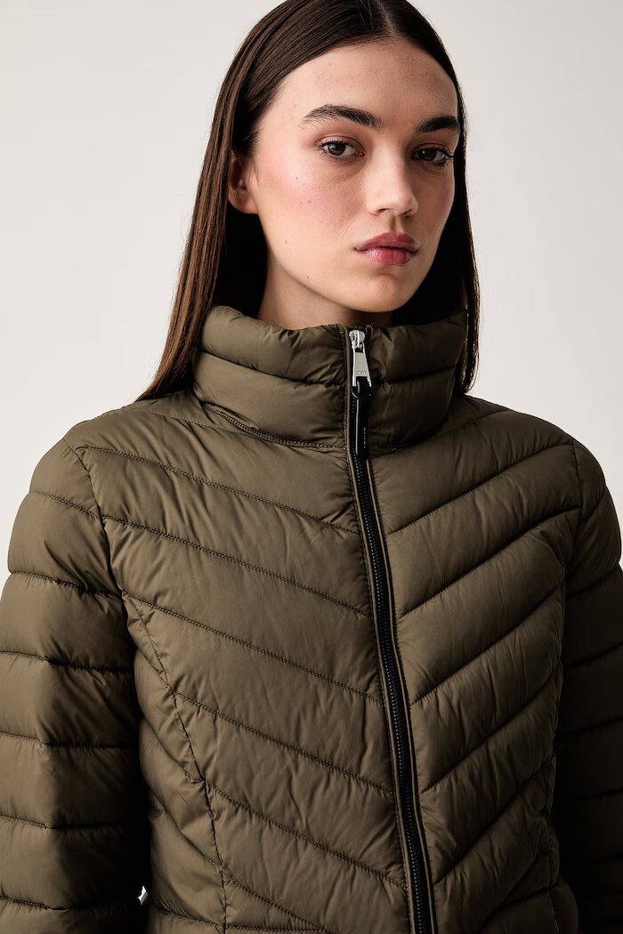 DKNY капитонирано яке дамско зелено DLEMPY44