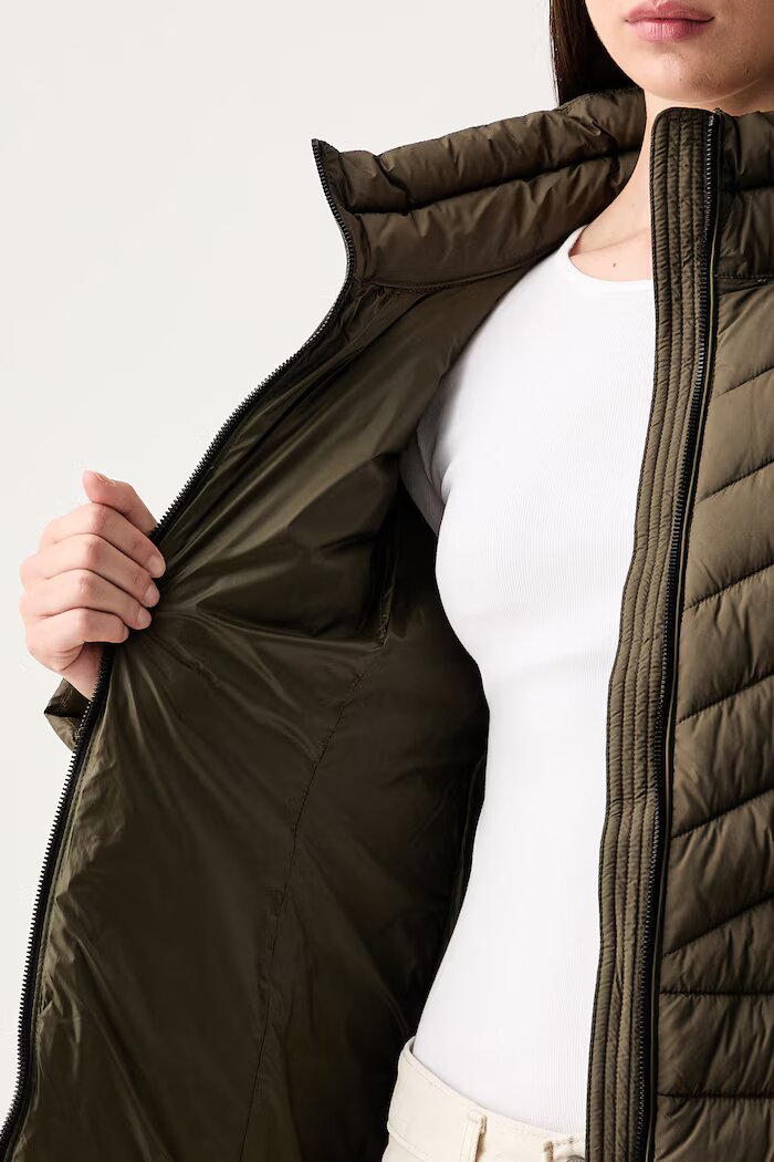 DKNY капитонирано яке дамско зелено DLEMPY44