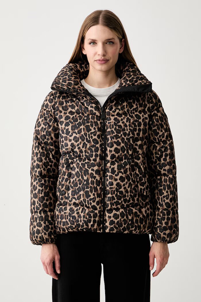 DKNY късо яке дамско кафяво DP6J9673