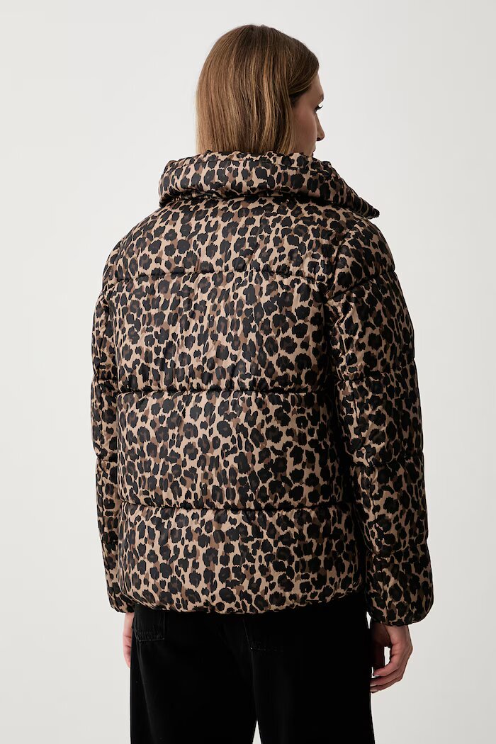 DKNY късо яке дамско кафяво DP6J9673