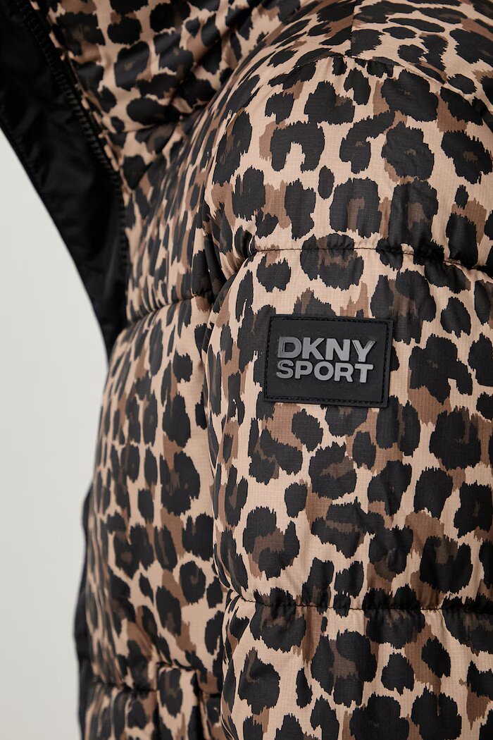 DKNY късо яке дамско кафяво DP6J9673