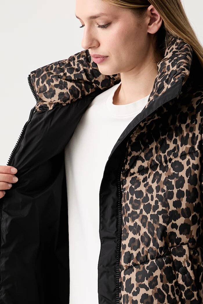 DKNY късо яке дамско кафяво DP6J9673