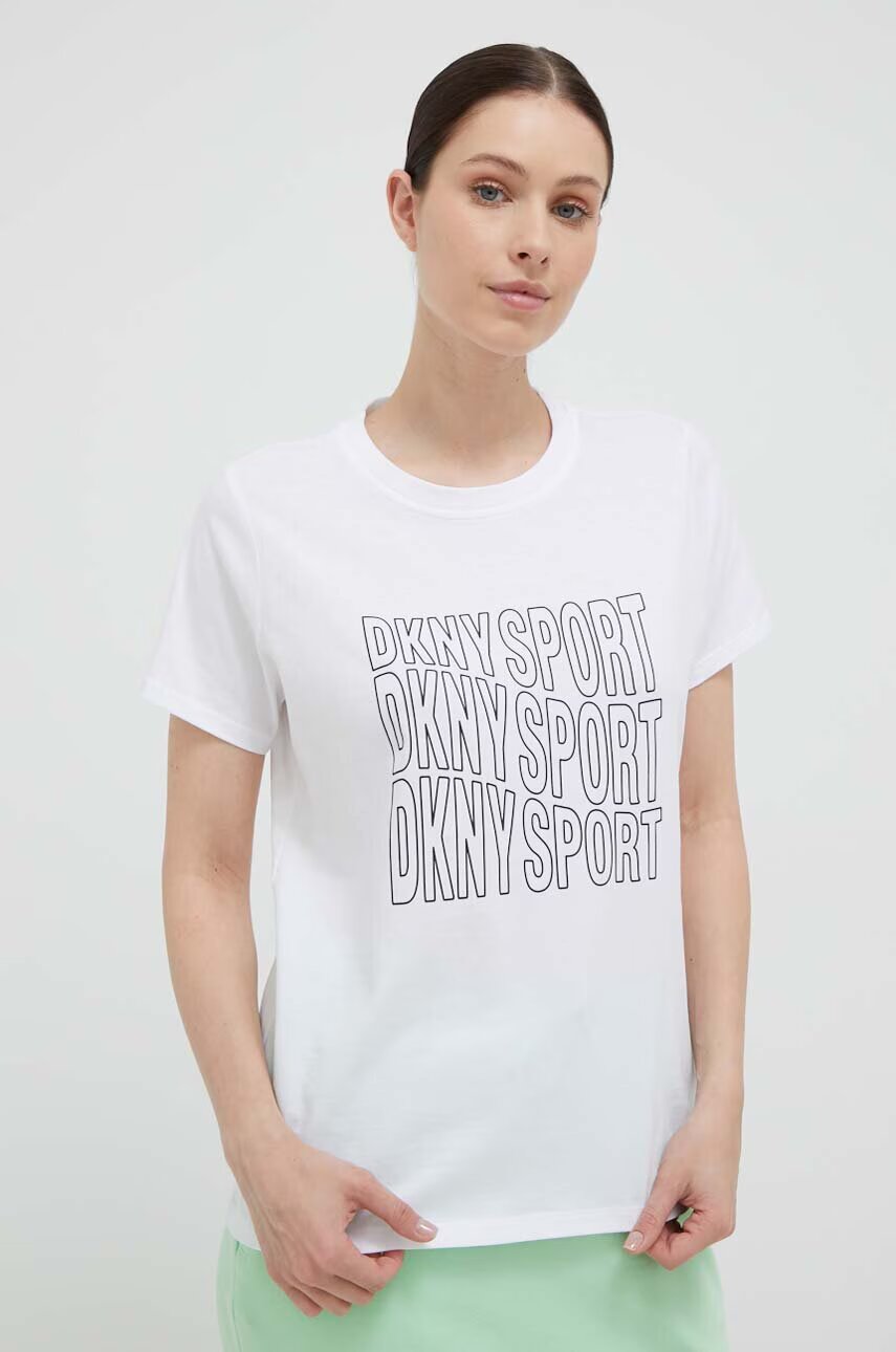 DKNY Памучна тениска