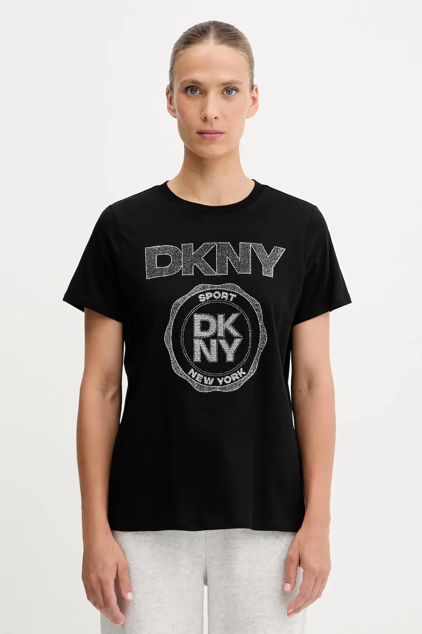 DKNY Памучна тениска