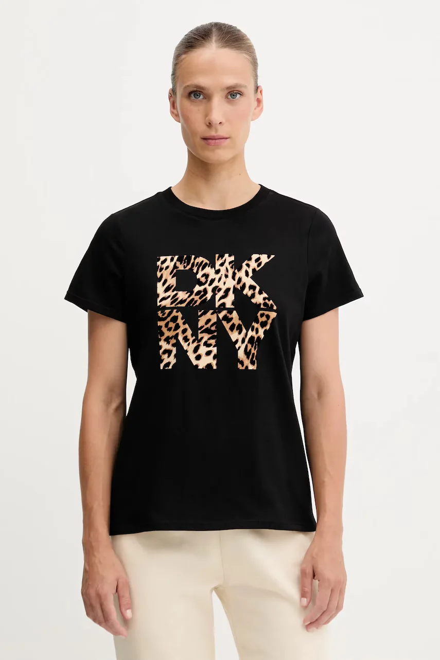 DKNY Памучна тениска