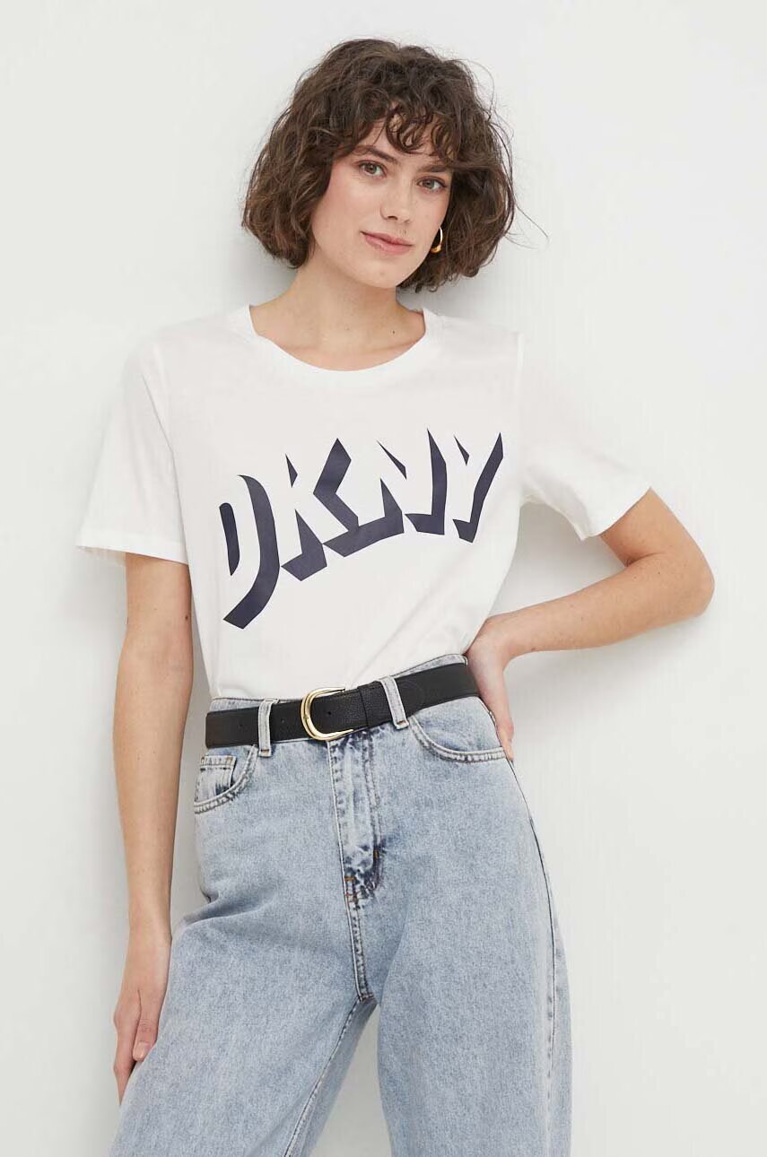DKNY Памучна тениска