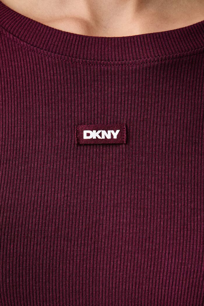 DKNY пижама дамска от вискоза бордо YI80136