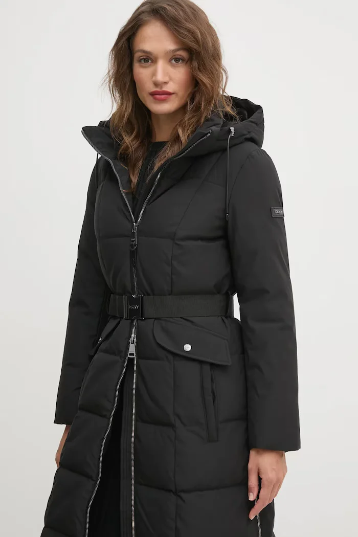 DKNY Яке в черно зимен модел DLEMPP55