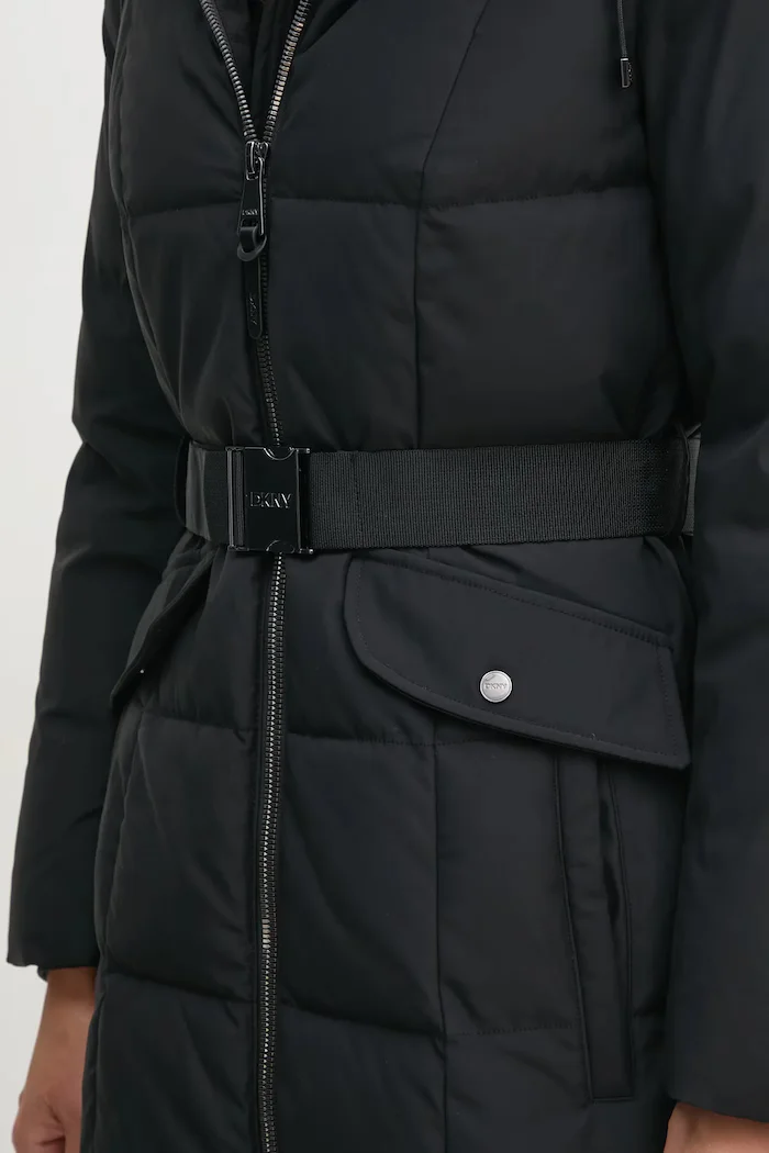 DKNY Яке в черно зимен модел DLEMPP55