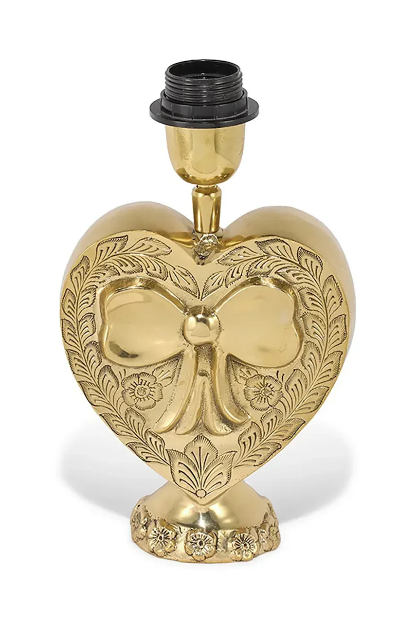 Doing Goods Основа за настолна лампа Bubbly Heart 26 cm