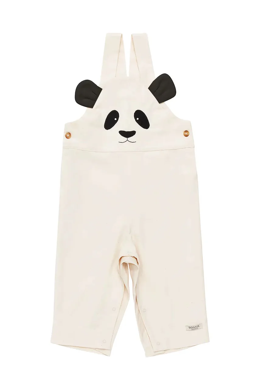 Donsje Бебешки гащеризон Kladi Overalls Panda