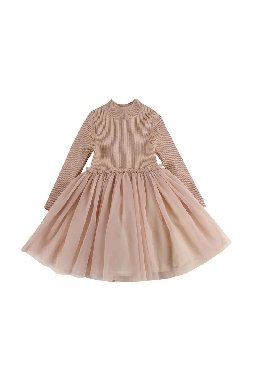 Donsje Детска вълнена рокля Lotus Dress