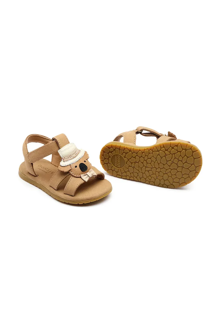 Donsje Детски сандали от кожа Hilley Sandals Groom