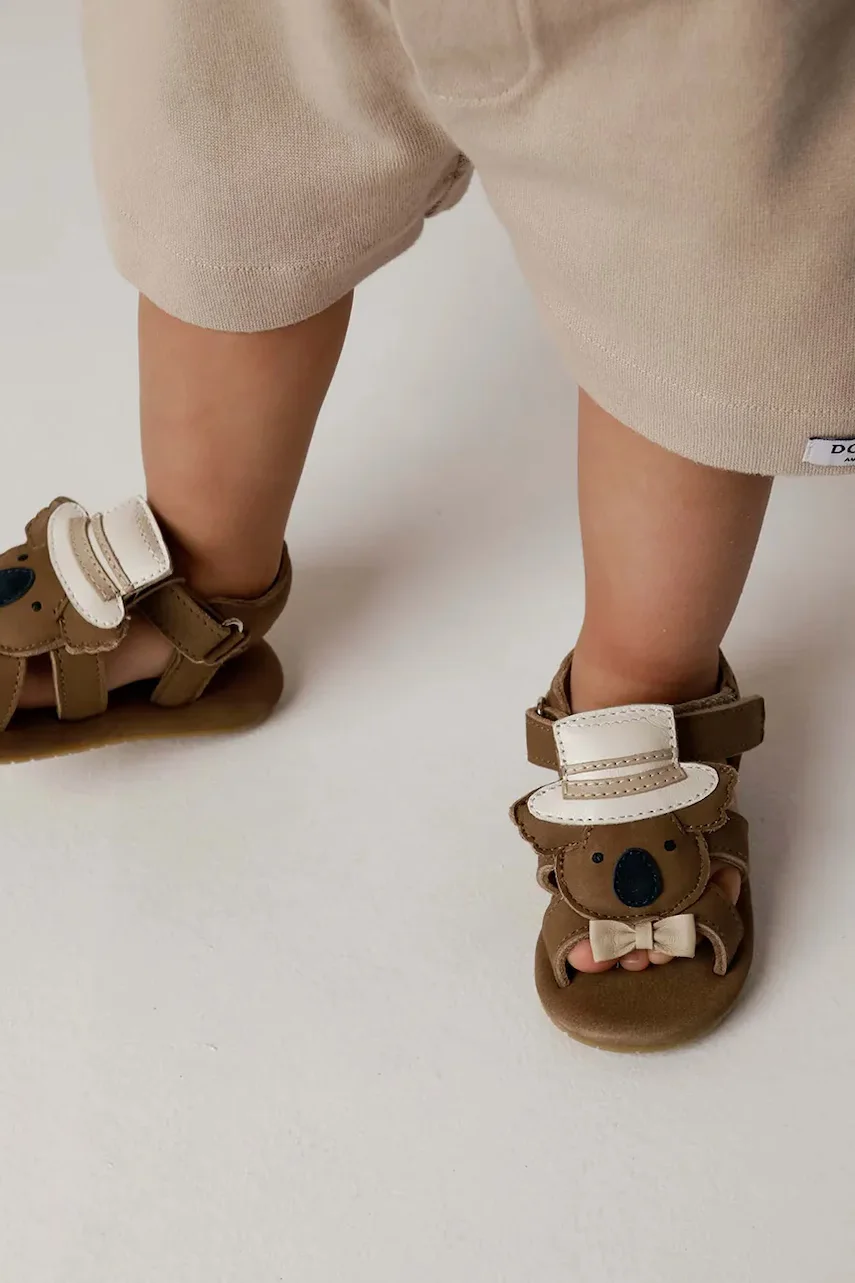 Donsje Детски сандали от кожа Stelloux Sandals Groom
