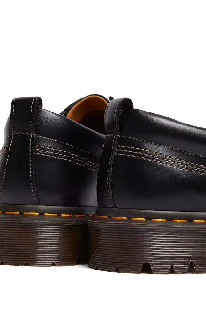 Dr. Martens половинки обувки от кожа Lowell черни DM31816001