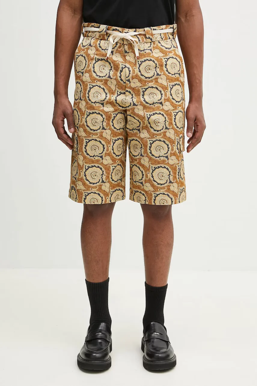 Drôle de Monsieur Памучен къс панталон Le Short Workwear Paisley