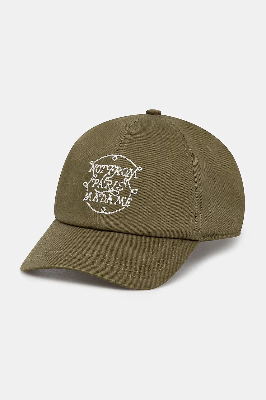 Drôle de Monsieur Шапка с козирка La Casquette Slogan Tresses