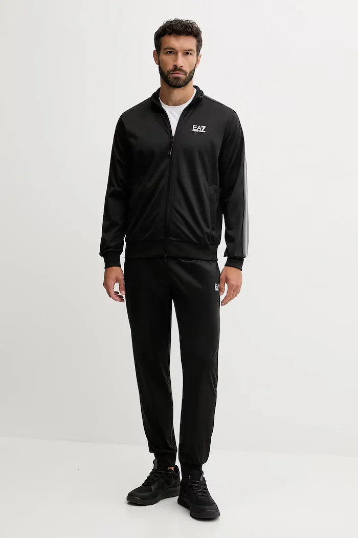 EA7 Emporio Armani Анцуг мъжки в черно AF12449.7M000970