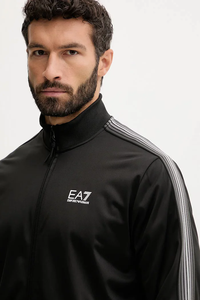EA7 Emporio Armani Анцуг мъжки в черно AF12449.7M000970
