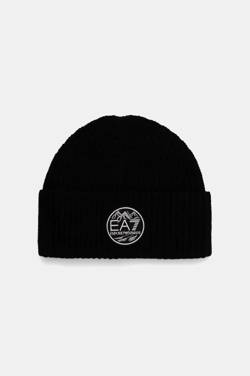 EA7 Emporio Armani Шапка с вълна