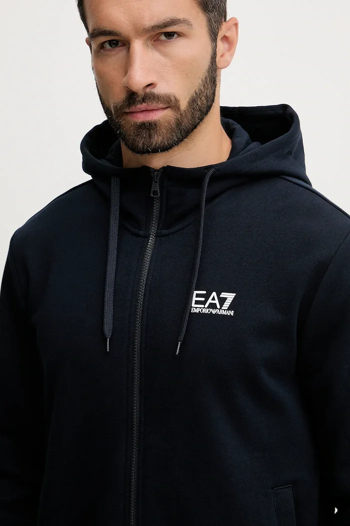 EA7 Emporio Armani спортен комплект анцуг мъжки с памук тъмносин PJVTZ.8NPV68