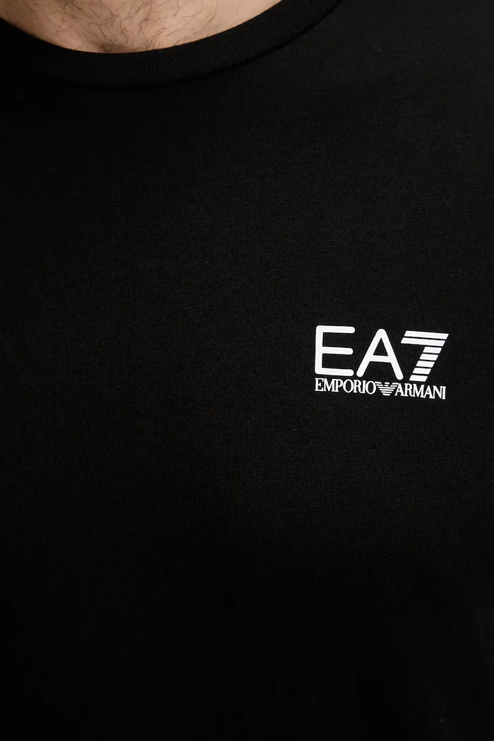 EA7 Emporio Armani тениска мъжка от памук черна AF10375.7M000567