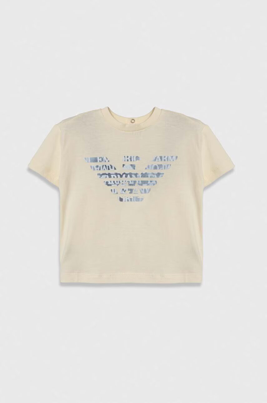 Emporio Armani Бебешка памучна тениска