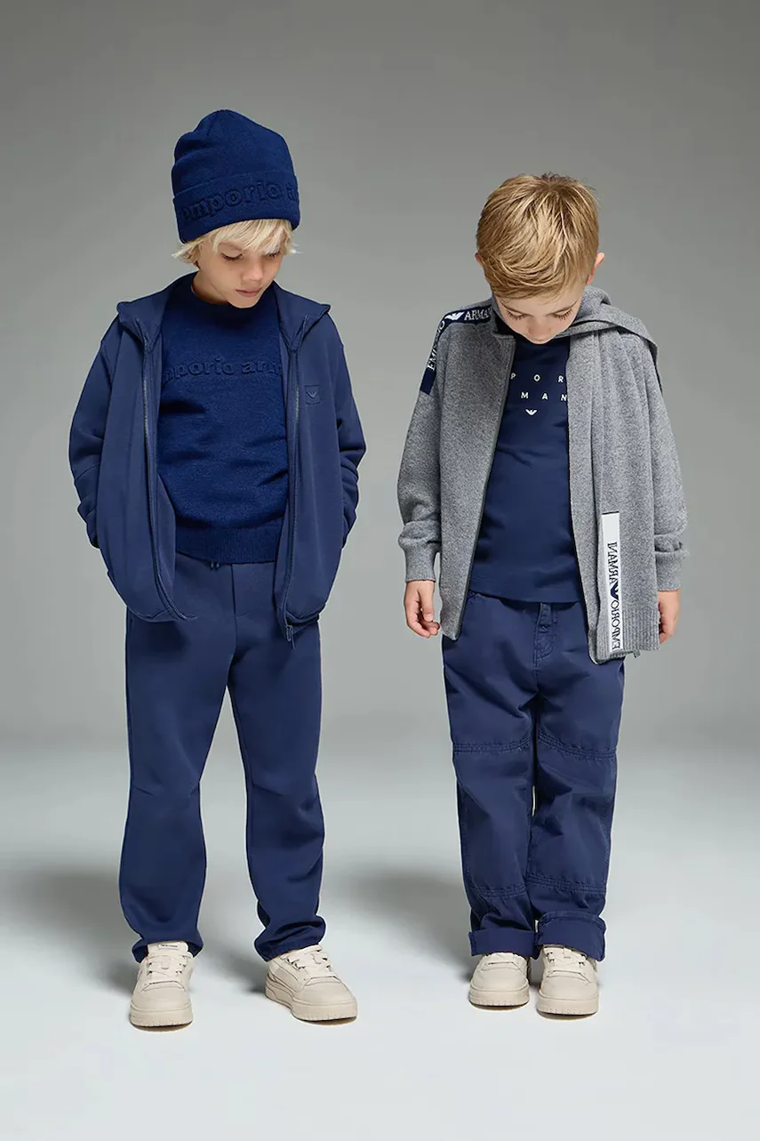 Emporio Armani Детска жилетка с вълна