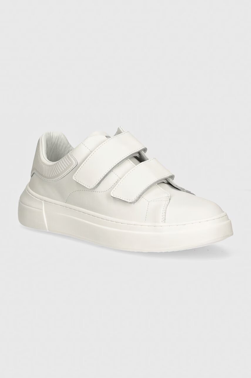 Emporio Armani Детски кожени маратонки