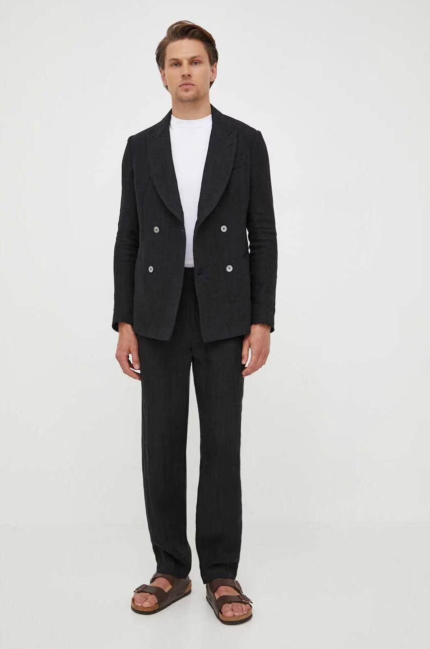 Emporio Armani Ленен костюм