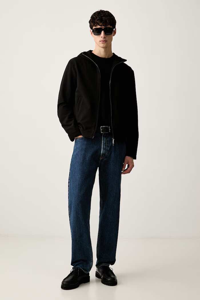 Emporio Armani тениска мъжка от памук черна EM006779 AF28078