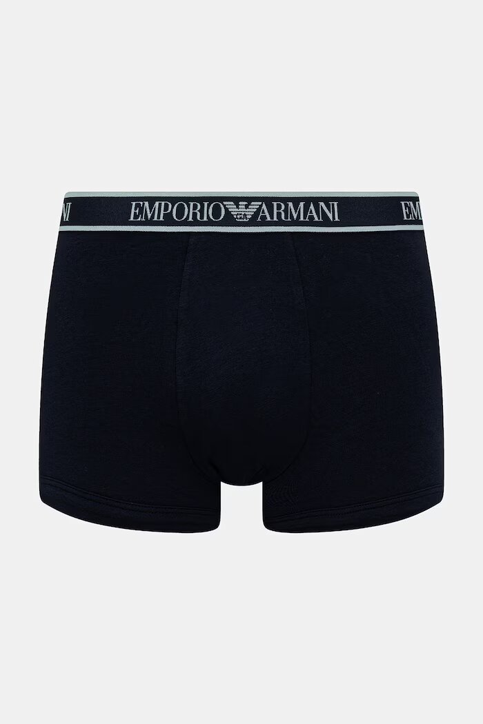 Emporio Armani Underwear Прилепнали боксерки мъжки 3 броя тъмносини EM000259 AF20669