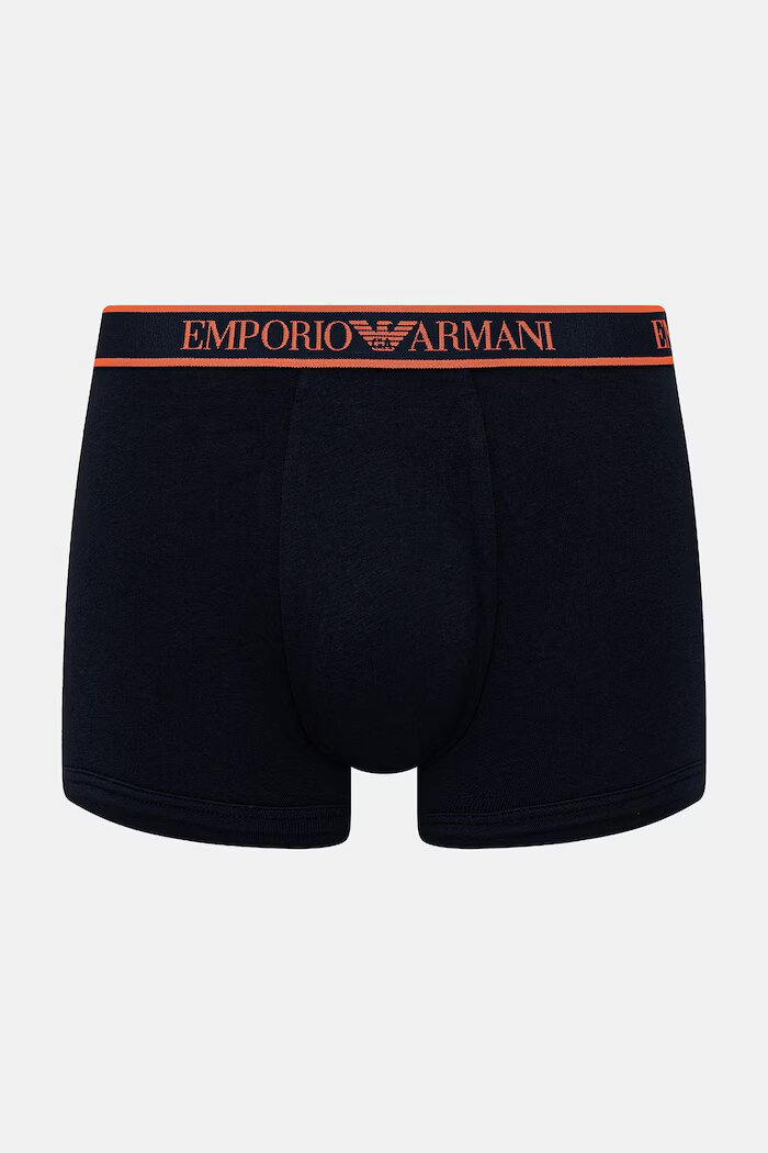 Emporio Armani Underwear Прилепнали боксерки мъжки 3 броя тъмносини EM000259 AF20669