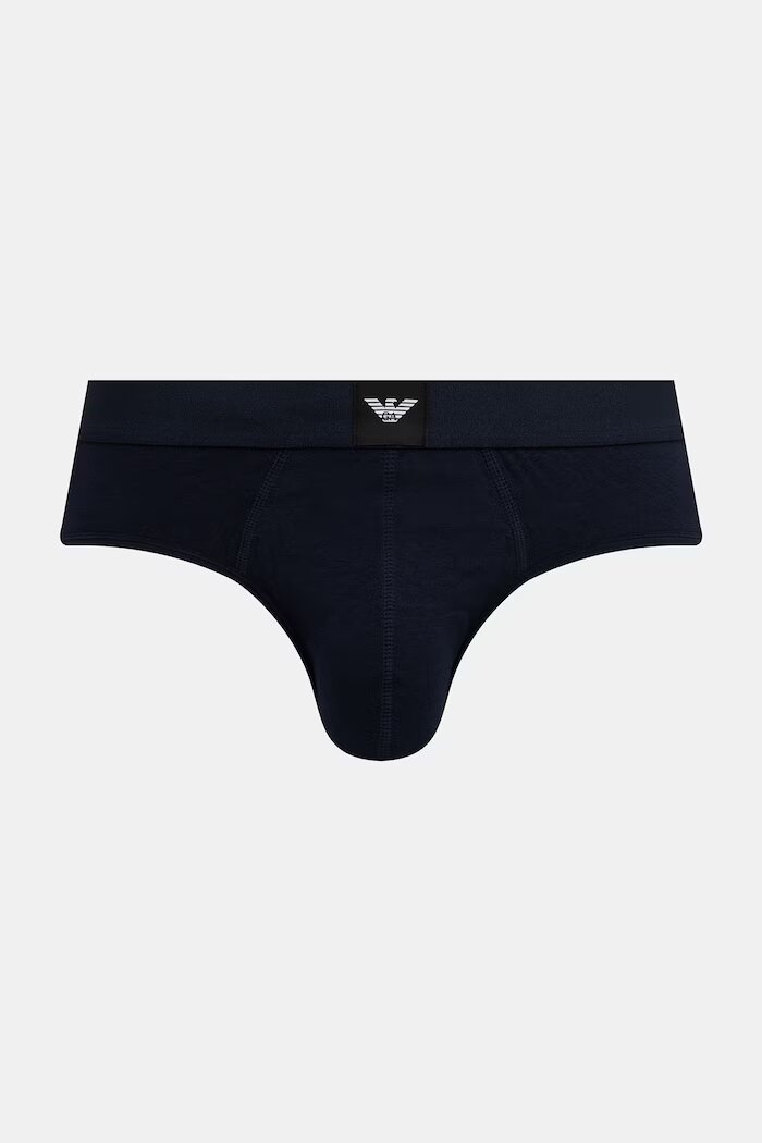 Emporio Armani Underwear слипове мъжки с памук 3 броя черни EM002154.AF25033
