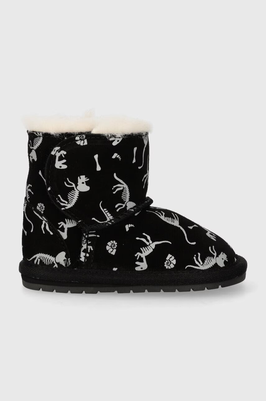 Emu Australia Бебешки велурени обувки Toddle Reflective Dino