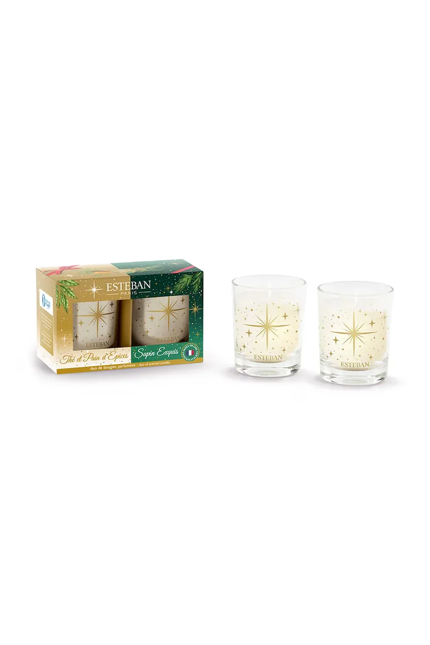 Esteban Ароматизирана свещ Exquisite Fir 2 x 70g (2 броя)