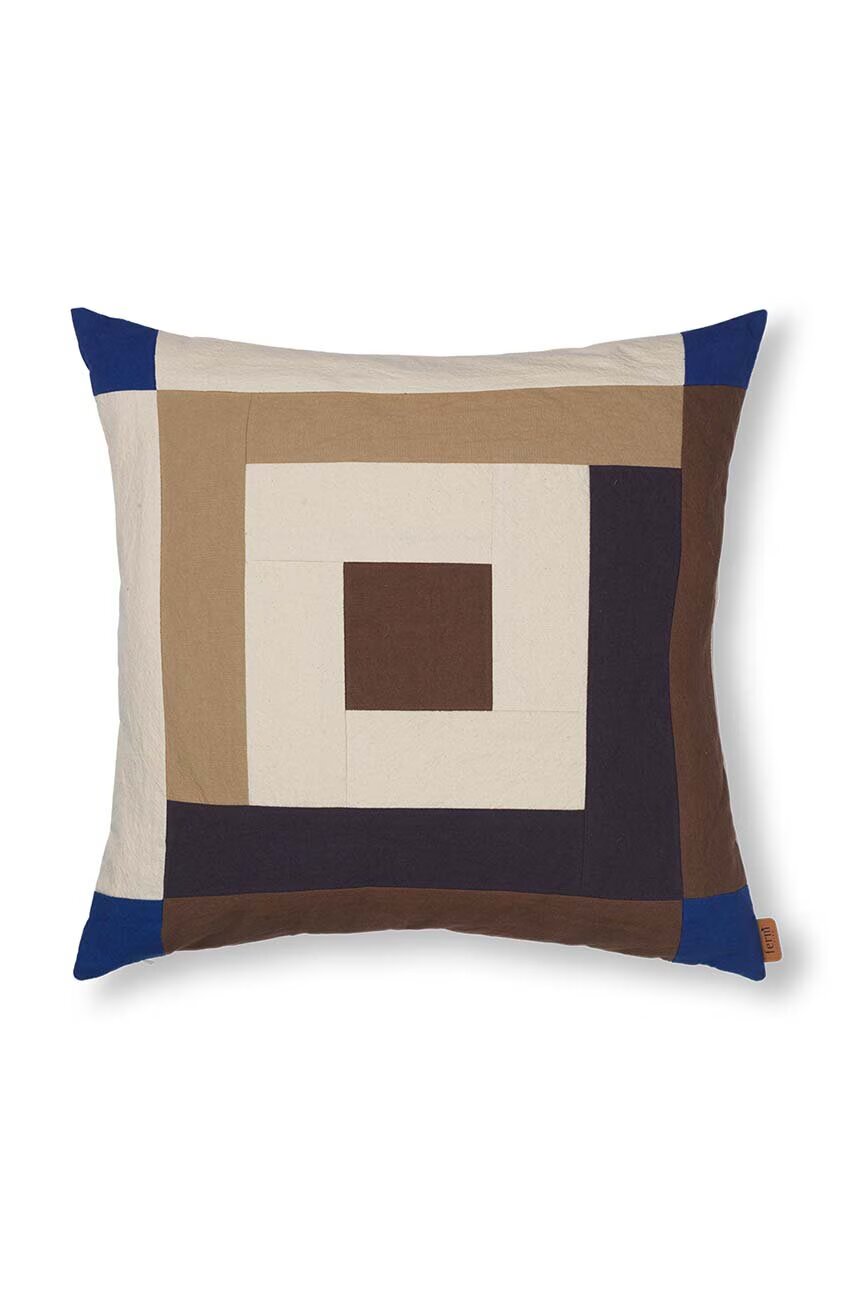 Ferm Living Калъфка за възглавница Border Patchwork Cushion