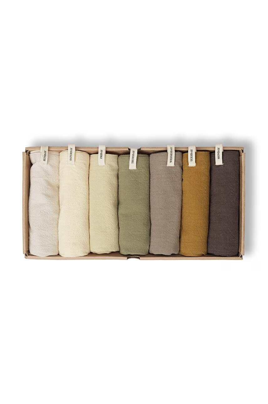 Ferm Living Комплект кухненски кърпи Day Tea Towel (7 броя)